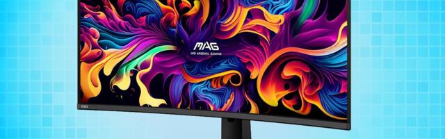 MSI's big 34-inch curved OLED monitor is now just $679 at Amazon