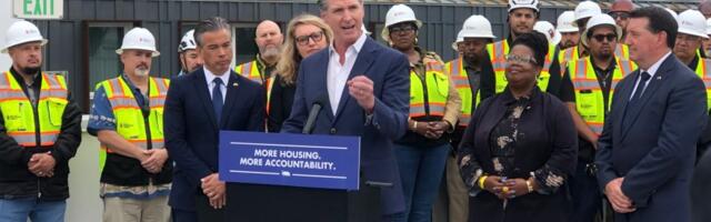 Newsom signs housing bill package to ‘turn up the heat’ on development-averse cities