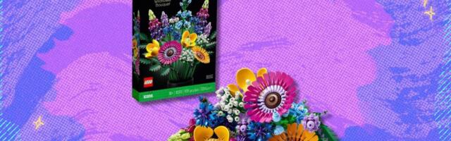 The Lego Botanicals Artificial Wildflower Bouquet is over $10 off at Amazon