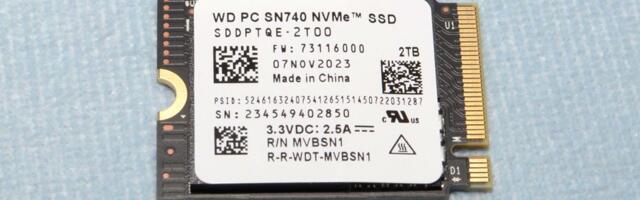 WD SN740 2TB review: The M.2 2230 OEM SSD of choice