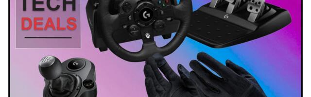 This amazing Logitech deal chucks in a free gear shift and racing gloves along with the TrueForce sim-racing wheel — and that's not even counting the hefty 56% discount on the DE9 shifter and G923 wheel