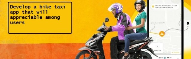 Develop a bike taxi app that will appreciable among users