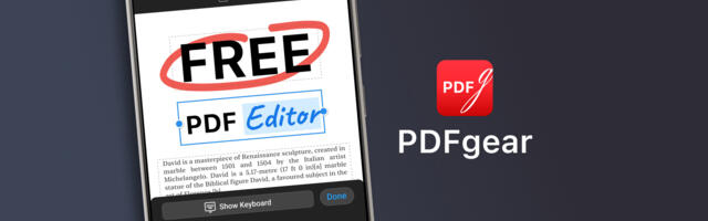 PDFgear, the free PDF editor, is now on Android