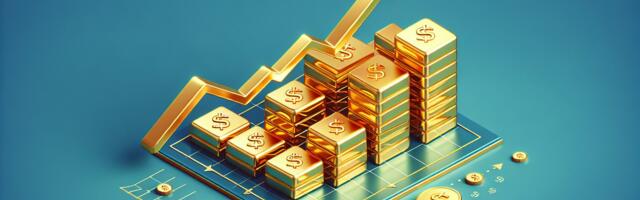 Gold prices surge near record highs amid possible interest rate cuts