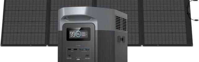 Save up to 43% with this Ecoflow generator solar panel combo