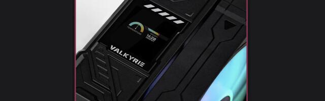 Valkyrie AL125 CPU air cooler delivers IPS screen and RGB lighting frills for under $20