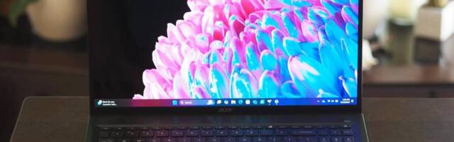 The Acer Swift 16 laptop with AI and OLED is down to $850 today