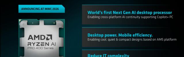 AMD details Ryzen AI 400 desktop with up to 8 cores, Radeon 860M graphics — APUs won’t be available as boxed units, only in OEM systems