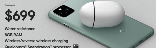 Google’s Pixel 5 get reverse wireless charging and 5G for $699