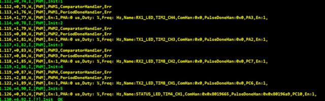 Какой может быть UART-CLI в микроконтроллере