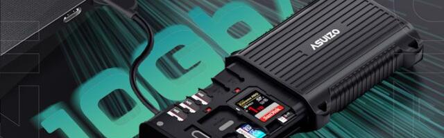 Kickstarter CAZE card reader holds up to 20 cards, offers data transfer speeds up to 300 MB/s