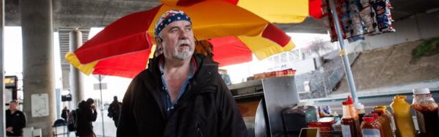 When the Super Bowl comes to town, an NFL ‘clean zone’ will kick out a beloved hot dog vendor from his longtime post