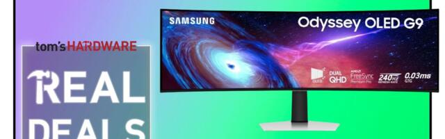 Samsung's ultrawide 49-inch OLED Odyssey G9 monitor is back down to its all-time lowest price
