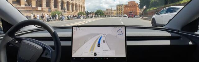 Tesla FSD update adds a new dialog that previews your car’s parking plan