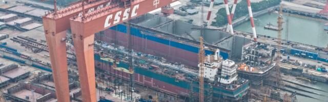 A shipbuilding behemoth is rising in China. By scale, nothing else comes close.