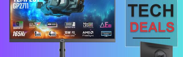 Grab this $179 Mini LED gaming monitor before it's gone — Woot puts 4.5-star, 165 Hz, quantum dot Cooler Master screen on clearance for $270 off its 2024 list price
