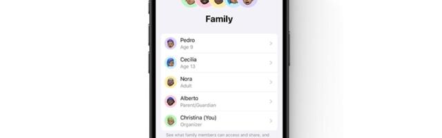 How to add someone to an Apple Family account