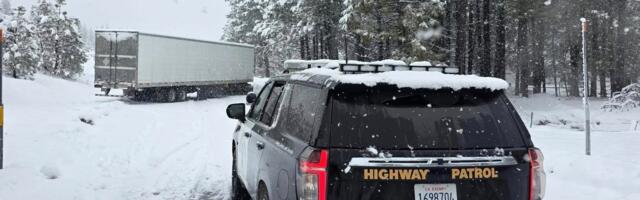 Stuck Trucker Faces The Consequences Of Dodging Chain Control