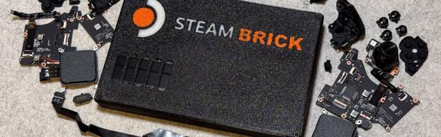 Modder creates the Steam Brick — a stripped-down Steam Deck with only a power button and a USB