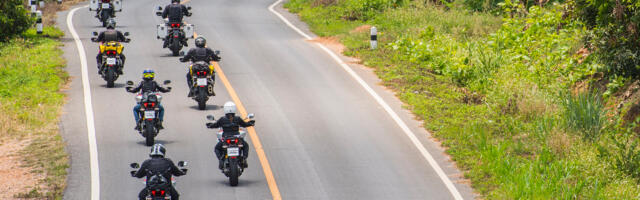 Why Do Motorcycle Groups Ride Staggered Instead Of In A Single File?