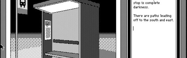 Transfer Point is a modern adventure game made with 40-year-old software