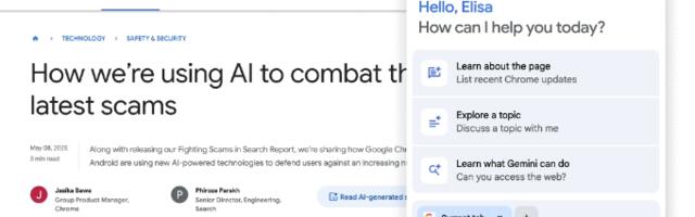 Gemini in Chrome no longer requires a subscription