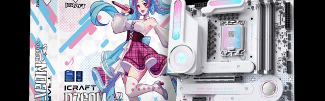 Vendor releases an Intel motherboard for Anime fans — iCraft B760M Cross comes decked out with pastel colors