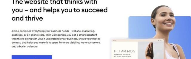 Jimdo adds AI to its website builder, promises better business outcomes