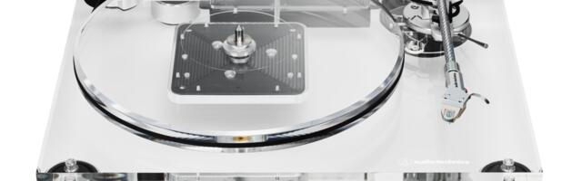 You can see right through Audio-Technica’s new transparent turntable