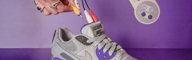 You can play classic Nintendo games on these custom SNES-inspired Nike sneakers