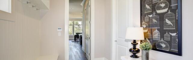 Fuse indoors and outdoors at each entrance