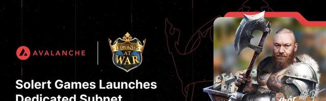Solert Games will launch Legends at War on Avalanche blockchain