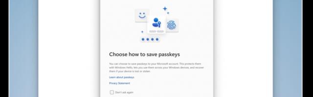 Windows 11’s new passkey design includes cloud syncing and 1Password integration