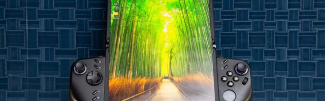 This Windows gaming handheld has a screen that folds in half