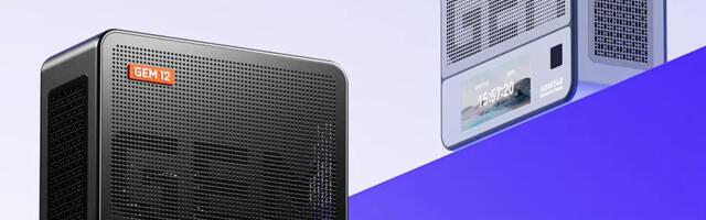 Gem12 Pro Mini PC uses an amped-up Ryzen 7 8845HS APU, has a built-in mini screen, and OCuLink support