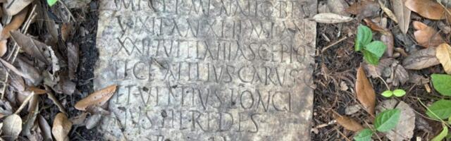 How a Missing Ancient Roman Tombstone Ended up in a Louisiana Backyard