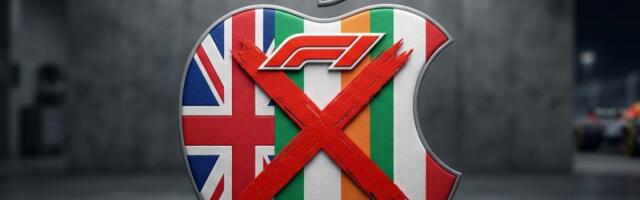 Apple won't be able to get F1 rights for the UK and Italy for at least six years