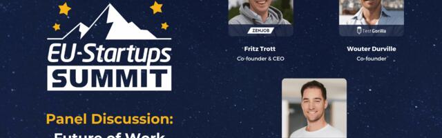 Meet the speakers of our “Future of work” panel discussion at this year’s EU-Startups Summit