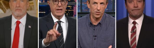 Late show hosts react to Jimmy Kimmel being pulled off air