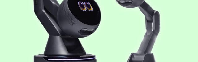 A robot arm with puppy dog eyes is just one of Lenovo’s new desktop AI concepts