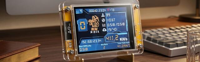 This tiny desktop miner gives you a shot at Bitcoin block rewards for life for under $50