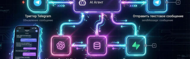 ИИ агент на n8n: создаём Telegram бота с доступом к своим данным без иностранной карты за 30 минут