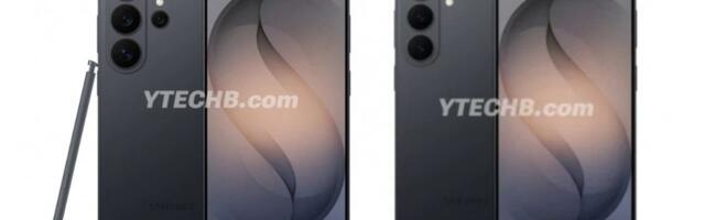 New Galaxy S26 Ultra and S26+ renders show the phones from all angles