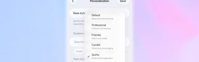Open AI's GPT-5.1 brings updated conversational personalization options
