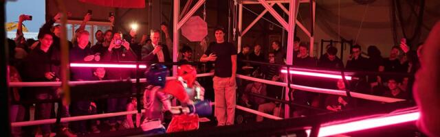 ‘Fight like your lives depend on it, boys’: Sifted goes ringside at Europe’s first robot boxing match
