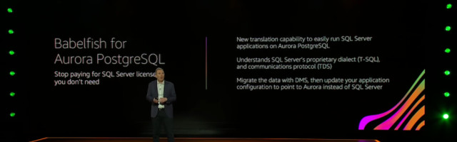 AWS goes after Microsoft’s SQL Server with Babelfish for Aurora PostgreSQL