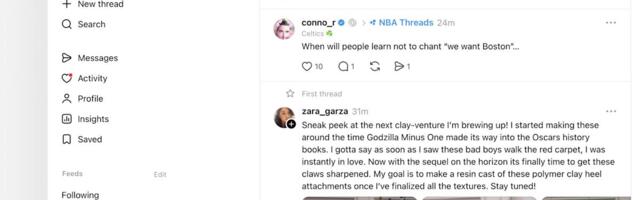 Meta is giving Threads on web a redesign that finally adds direct messages