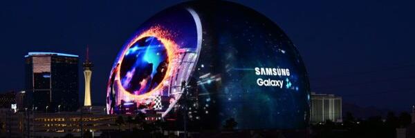 Samsung Uses Vegas Sphere to Hype Galaxy AI, Galaxy S24