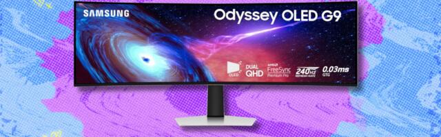 The Samsung 49-inch Odyssey G93SC Series gaming monitor is $899.99 at Amazon  — get $300 off right now