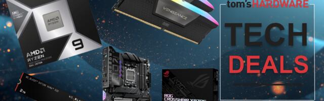Get 32GB of RAM and 2TB SSD for $406 when paired with AMD's new 9950X3D2 — Asus ROG X870E Apex gets you a monster overclocking AM5 bundle for $2,048, $400 off